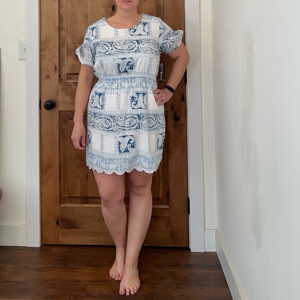 {Wrangler} Retro Western Boho Cotton Dress